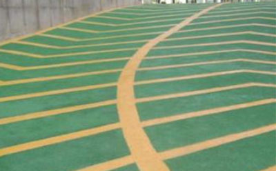 安定止滑车道材料